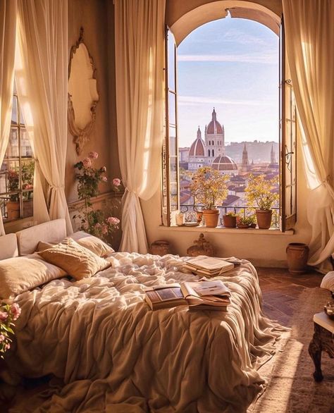 Romantic Boho Living Room, Italian Room Aesthetic Bedroom, Dreamy Bedrooms Romantic Cozy, Dancing In Room Aesthetic, Italy Apartment Aesthetic, Italian Room Aesthetic, Italian Apartment Aesthetic, Italian Bedroom Aesthetic, Italian Bedroom