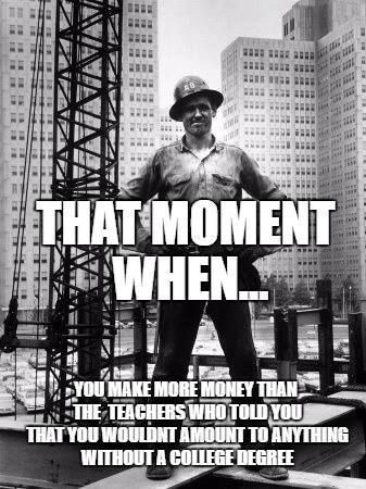 Blue Collar Quotes, Ironworkers Quotes, Welder Humor, Welding Memes, Welder Quote, Welding Funny, Construction Humor, Ford Memes, Iron Worker