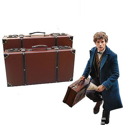 New Fantastic Beasts Newt Scamander Magic Suitcase Harry Potter Cosplay Luggage Newt Scamander Suitcase, Newt Scamander Cosplay, Luna Lovegood Wand, Harry Potter Bag, Spinning Necklace, Fantastic Beast, Harry Potter Cosplay, Newt Scamander, Fantastic Beasts And Where