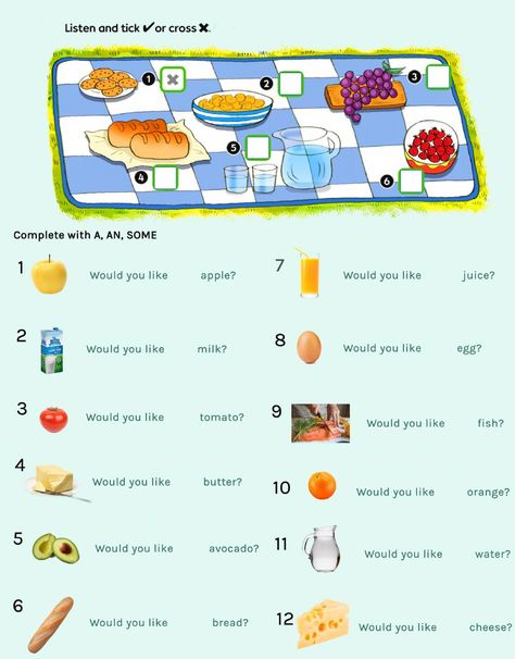 Food interactive exercise for 3. You can do the exercises online or download the worksheet as pdf. English Exercises, The Worksheet, English Lessons For Kids, English As A Second Language (esl), English As A Second Language, Learn English Words, School Subjects, Online Workouts, English Lessons