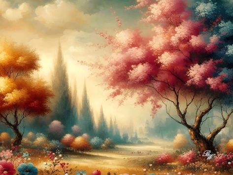 Fine Print, Dreamy Art, In Full Bloom, Abstract Styles, Nature Lovers, Canvas Material, Nature Lover, Beautiful Art, Color Pop