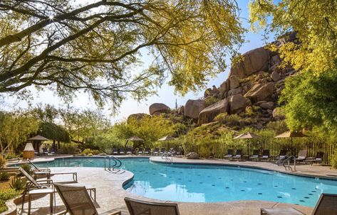 Spa at the Boulders | Spa Resorts in Scottsdale, Arizona Outdoor Meeting Space, Poolside Loungers, Bucket List Usa, Scottsdale Resorts, Spa Getaways, Villa Pool, Visit Arizona, Resort Pools, Sonoran Desert