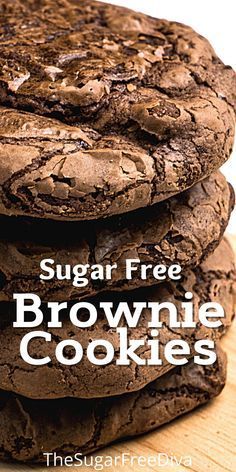 Best Sugar Free Cookies, Truvia Desserts Easy Recipes, Splenda Cookie Recipes, Recipes Using Splenda, Splenda Recipes Desserts, Baking With Splenda, Healthy Brownie Cookies, Sugar Free Easter Treats, Sugar Free Chocolate Desserts