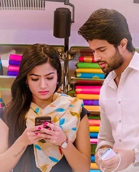 Wallpaper Status, Geetha Govindam, Instagram Couples, Romantic Couple Images, Vijay Actor, Vijay Devarakonda, Rashmika Mandanna, Romantic Couples Photography, Bollywood Couples