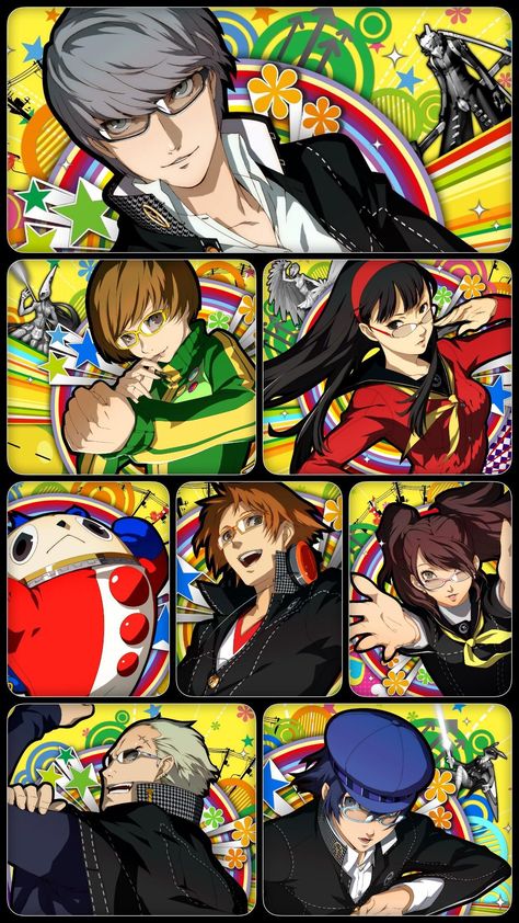 Persona 4 Wallpaper, Persona 4 Manga, Persona 4 Golden, Rise Kujikawa, Yu Narukami, Atlus Games, Golden Wallpaper, Iphone Theme, Shin Megami Tensei Persona