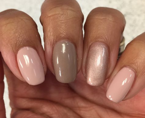 Bluesky QXG312, AF04 Warm Taupe & Copper Rose Nail Art Beige, Taupe Nail Polish, Bluesky Nails, Ongles Gel French, Almond Acrylic Nails Designs, Taupe Nails, Dip Nail Colors, Ring Finger Nails, Rose Taupe