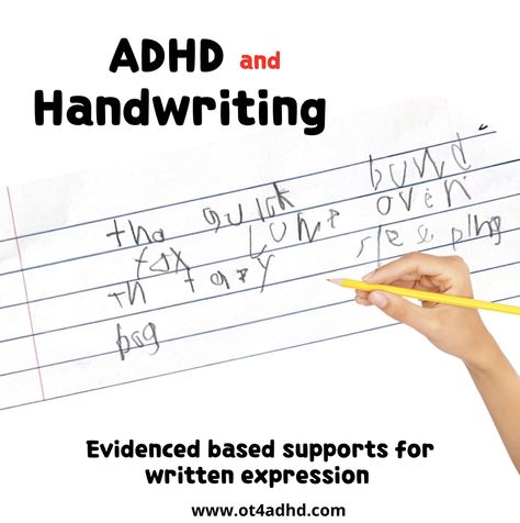 Written Expression Activities, Handwriting Help, Handwriting Practice For Kids, Written Expression, Teaching Handwriting, Dysgraphia, Writing Instruction, Working Memory, Science Articles