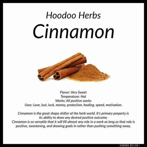 Hoodoo - Pinned by The Mystic's Emporium on Etsy Cinnamon Abundance, Hoodoo Herbs, Hoodoo Conjure Rootwork, Hoodoo Rootwork, Hoodoo Magic, Hoodoo Conjure, Hoodoo Spells, Magickal Herbs, Voodoo Hoodoo