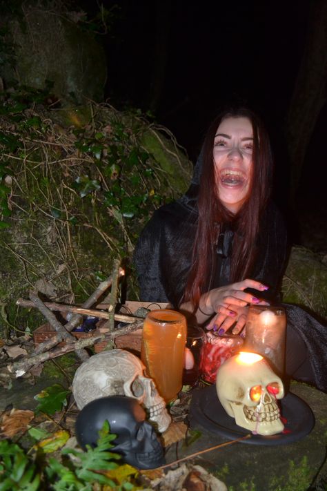 Model: Kira Fairhurst, Photographer: Tally Garner. Black Magic Video, Magical Rings, Theistic Satanism, Black Magic Witchcraft, Ceremonial Magick, White Magic Spells, Mystical Tattoos, Good Luck Spells, Bad Spirits