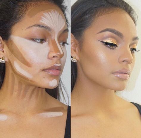 Contouring For Beginners, Beauty Make-up, Makeup Beginners, Makijaż Smokey Eye, Makeup Tricks, Makeup For Beginners, Contour Makeup, Natural Beauty Tips, Contouring And Highlighting