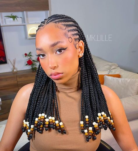 Conrows Lines, Conrows Lines And Braids, Big Cornrows Hairstyles, Big Cornrows, New Braided Hairstyles, I Like Your Hair, Short Box Braids Hairstyles, Short Box Braids, Braided Cornrow Hairstyles