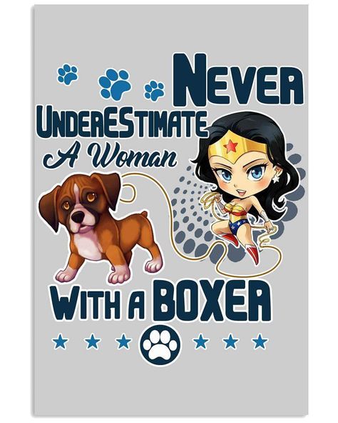 Boxer Dogs Facts, Boxer Dog Puppy, Boxer Dogs Funny, Never Underestimate A Woman, Boxer Mom, Boxer And Baby, Mom Quote, Funny Boxer, Dog Kisses