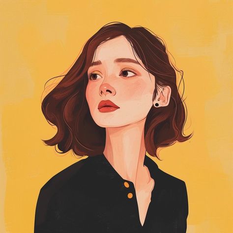 Illustration Profile Picture, Digital Portrait Illustration, 얼굴 드로잉, Procreate Drawing, Free Procreate, Procreate Brushes Free, Face Illustration, Emotional Photography, Digital Portrait Art