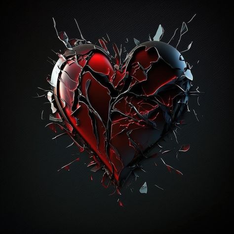 Design of a glass heart broken into piec... | Premium Photo #Freepik #photo #shatter #heart-break #crush #fragment Shattered Heart, Easy Drawing Steps, Scary Wallpaper, Ghost Photos, Cartoon Character Pictures, Heart Images, Heart Pictures, Photo Art Gallery, Draw On Photos