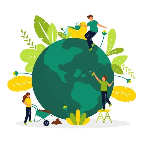 Save the planet concept with people taki... | Free Vector #Freepik #freevector #world #festival #holiday #environment Environmental Posters, Save Environment, Environment Day, World Environment Day, William Blake, Instagram Story Template, Save The Planet, Poster Template, Earth Day