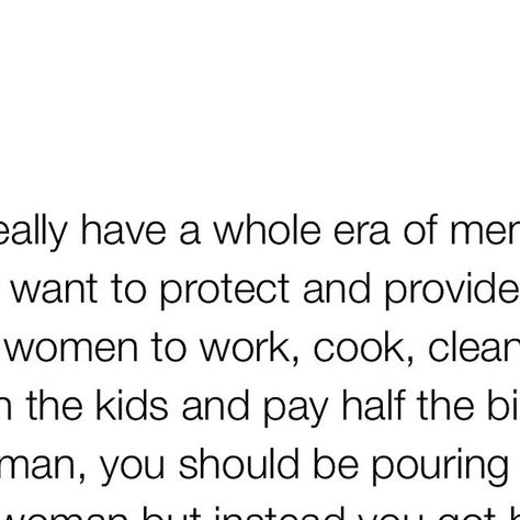 Thirdeyethirst on Instagram: "They want women in their feminine AND masculine. They don’t see that. 

Too many men have forgotten what stepping up and taking care of business means. It’s not just about splitting the load; it’s about holding it down and ensuring your woman feels supported, loved, and valued. 

A real man lifts his woman up, not drains her. If you’re not ready to pour into her, don’t expect her to stick around while you play games." Men Taking Care Of Women, Feminine And Masculine, A Real Man, Men Quotes, Many Men, Not Ready, Play Games, Real Man, Step Up