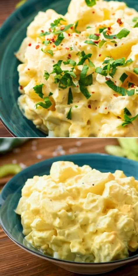 The best potato salad ever! One of the classic side dishes with potatoes, this Ultimate Potato Salad recipe calls for  hard boiled eggs, crunchy celery, onion, and more tossed in a creamy, tangy dressing. It's an easy potato recipe perfect for any occasion!