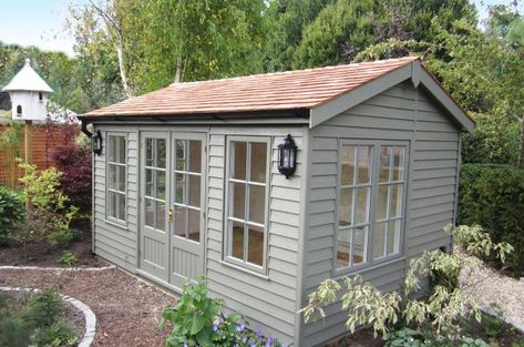 Aesthetic Home Design, Garden Room Interiors, Garden Shed Interiors, Insulated Garden Room, Office Company, Garden Cabins, Apex Roof, Garden Workshops, Shed Colours