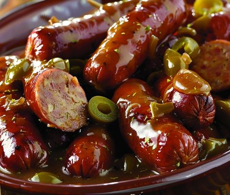 Mississippi Lil Smokies Mississippi Smokies, Mississippi Little Smokies, Mississippi Lil Smokies, Lil Smokies Crock Pot, Crockpot Lil Smokies, Mississippi Recipes, Lil Smokies, Healthy Sauces, Sweet Bell Peppers