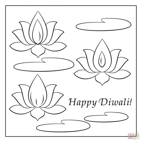 Happy Diwali Card Coloring Page Free Printable Pages Sketch Coloring Page Happy Diwali Colouring Pages, Deepavali Drawing, Diwali Coloring Pages, Easter Basket Template, Diwali For Kids, Diwali Art, Diwali Painting, Diwali Activities, Diwali Card