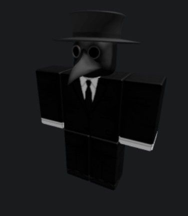 A Noob with a Suit,Crow Mask and top hat Suit Roblox Avatar, Crow Mask, Roblox Avatar, Fnaf Art, Top Hat, A Mask, Avatar, Mask, Memes