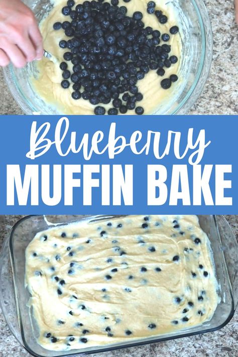 Blueberry Muffin Cake Recipe (Quick and Easy) Quick Blueberry Muffins, Frozen Blueberry Recipes, Frozen Blueberry Muffins, Blueberry Muffins From Scratch, Fresh Blueberry Muffins, Easy Blueberry Desserts, Blueberry Muffin Cake, Moist Blueberry Muffins, Muffin Mix Recipe