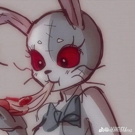 Vanessa Fnaf Icon, Glitchtrap Pfp, Animatronic Oc Base, Fnaf Pfp, Killer Bunny, Vintage Halloween Art, Unorganized Idea, Moon Crafts, Fnaf Freddy