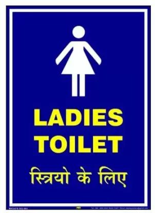 Mr. Safe Ladies Toilet In Supeior Quality Flex (24 Inch X 36 Inch) Emergency Sign Price in India - Buy Mr. Safe Ladies Toilet In Supeior Quality Flex (24 Inch X 36 Inch) Emergency Sign online at Flipkart.com Ladies Toilet Sign, Toilet Logo, Ladies Toilet, Toilet Sign, India, Signs, Quick Saves