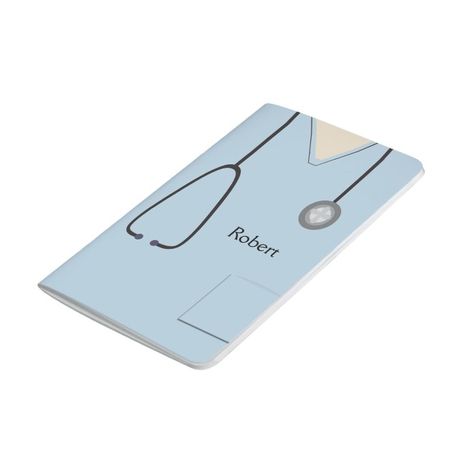 Medical Scrubs Light Blue Pocket Journal - tap, personalize, buy right now! #scrubs #uniform #medical #doctor #nurse Photo Software, Get Well Wishes, Scrubs Uniform, Notes Organization, Pocket Journal, Medical Doctor, Medical Scrubs, Notebook Planner, Doctor Medical