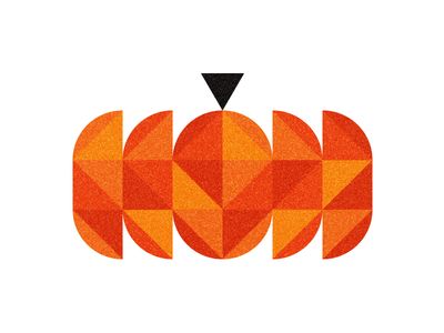 Pumpkin Geometric Pumpkin, Pumpkin Logo, Abstract Pumpkin, Bauhaus Poster Design, Geometric Halloween, Autumn Quilts, Pumpkin Illustration, Illustration Styles, Group Project