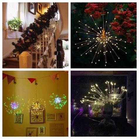 LED STARBURST LIGHTS WITH REMOTE, 8 MODES & WATERPROOF – thebigblackfriday Starburst Lights, Firework Lights, Starburst Light, Led Decorative Lights, Led Lighting Diy, Diy Christmas Lights, Valentinstag Party, Led Diy, Light Copper