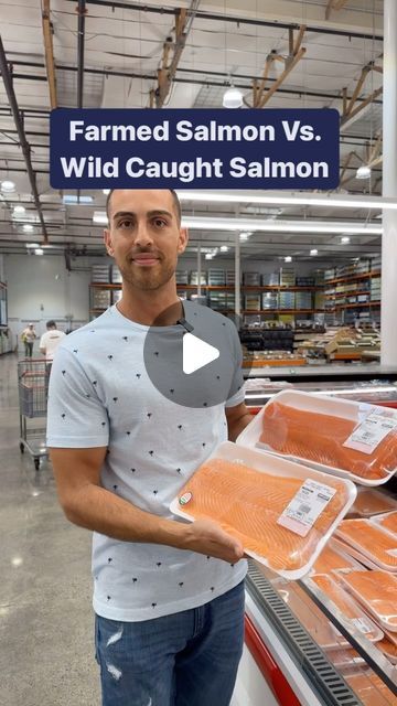 Dr. Pedi Mirdamadi on Instagram: "Wild caught salmon or farmed salmon? 

There are some key nutritional differences between wild and farmed salmon.

A 3-ounce filet of wild salmon has fewer calories and half the fat content of the same amount of farmed salmon.  Farmed salmon has more than double the saturated fat content. 

Wild caught salmon has a healthier ratio of anti-inflammatory omega-3 fats to inflammatory omega-6 fats, as well as an overall better nutritional profile.

Wild salmon has a more robust content of vitamins and minerals per calorie compared to farmed fish

The difference in the nutrition breakdown between farmed and wild fish is due to the diet the salmon is fed. Wild salmon eats other organisms found in its natural environment, where farmed fish are fed a higher-fat pro Salmon Farming, Wild Caught Salmon, Wild Salmon, Saturated Fat, Natural Environment, Omega 3, Meal Planner, Vitamins And Minerals, Vitamins