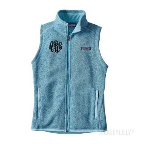 Better Sweater® Fleece Vest in Cuban Blue Patagonia Better Sweater Vest, Fleece Vest Women, Patagonia Sweater, Tricot Fabric, Patagonia Better Sweater, Better Sweater, Layered Shirts, Sweater Vest Women, Fleece Vest