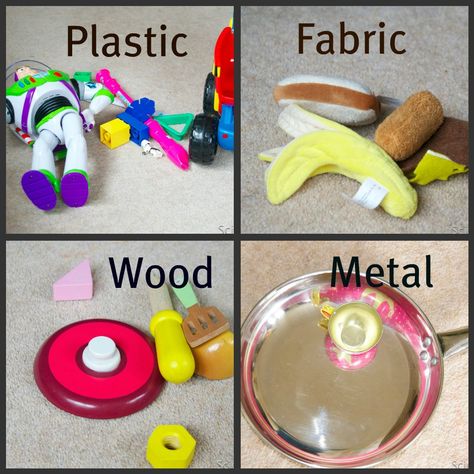 Great ideas and resource for teaching about materials such as plastic, fabric, wood and metal from science sparks repined by Charlotte's Clips http://pinterest.com/kindkids/sensual-science-charlotte-s-clips/ Different Types Of Materials, Different Materials, Toy Topic Ks1, Key Stage 1 Activities, Sorting Materials Into Groups, Toys Topic, Chemical Science, Pre-k Science, Primary Science