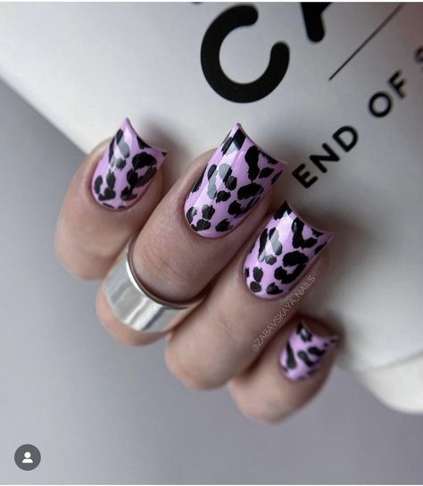 Pink Leopard Nails, Nails Lavender, Nail Stamp Kit, Hottest Nail Trends, Character Nails, Opi Nail Envy, Soft Gradient, Nail Coat, Essie Gel Couture