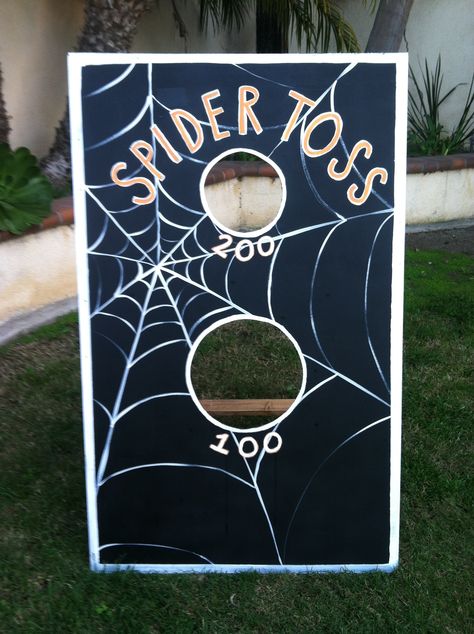 Spider Man Party Activities, Spiderman Theme Games, Spider Theme Trunk Or Treat, Spider Man Birthday Activities, Spiderman Birthday Party Activities, Spiderman Trunk Or Treat, Spider Trunk Or Treat, Spiderman Games, Spider Games