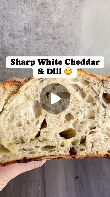 The Sourdough Lady on Instagram: "What goes well with dill pickle soup?? Sharp White Cheddar & Dill sourdough bread! Yup!! Have you tried this combo yet?  I like to get a good quality sharp White cheddar and cube it so that it creates oozing melty cheese pockets throughout the bread and fresh full of course… so yum!!  I used my Master Recipe for the dough and laminated the inclusions in at shaping.   #sourdough #sourdoughbread #sourdoughbaking #ilovebread" White Cheddar Dill Sourdough, Dill Pickle Sourdough Bread, Dill Pickle Bread, Shaping Sourdough, Pickle Bread, Cheese Pockets, Dill Pickle Soup, Pickle Soup, Dum Dums