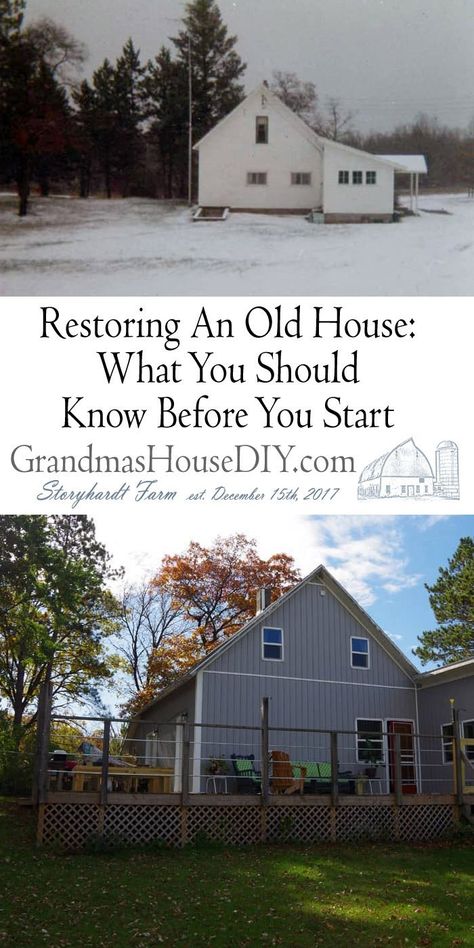 Restoring Old Farmhouse, Restoring Old Houses, Farmhouse Restoration, Old Farm Houses, Grandmas House, Old Farmhouse, Old Farm, Historic Home, Baseboards