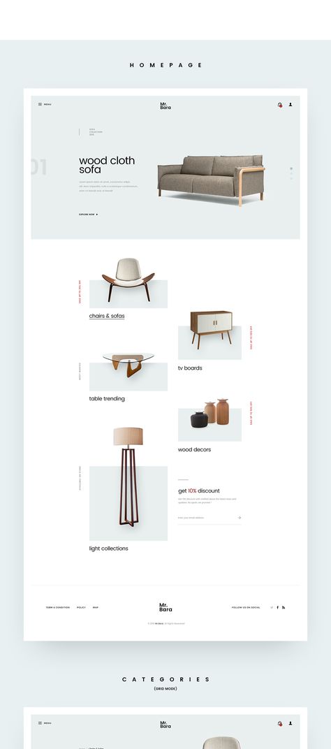 Showcase and discover creative work on the world's leading online platform for creative industries. Design De Configuration, Ui Ux 디자인, Web Design Mobile, Desain Ui, Minimal Furniture, Webdesign Inspiration, Newsletter Template, Web Ui Design, Website Design Layout