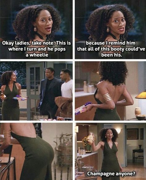 Tracee Ellis Ross on Girlfriends Tracee Ellis Ross Girlfriends, Ellis Ross, Tracee Ellis Ross, Open Back Dresses, Braids For Black Hair, Black Hair, Funny Pictures, Braids, Lingerie