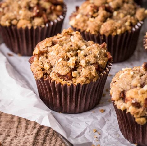 Gluten Free Apple Cider Muffins, Apple Muffin Recipe, Cider Muffins, Gluten Free Apple Muffins, Spiced Muffins, Apple Cider Muffins, Muffin Recipes Cinnamon, Apple Pie Muffins, Apple Muffin