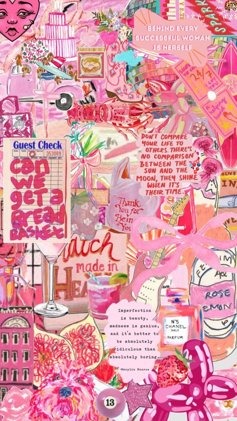 #girlboss #wallpaper #collageart #collages #aesthetic #aestheticgirl #barbie #aestheticboard #pinkaesthetic Girlboss Wallpaper, Collages Aesthetic, Love Hearts, Pink Red, Valentines, Collage, Flowers, Red, Pink