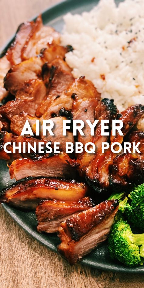 Pork Air Fryer, Air Fryer Recipes Asian, Air Fryer Chinese, Pork Chinese, Air Fryer Recipes Pork, New Air Fryer Recipes, Char Siu Pork, Air Fryer Recipes Snacks, Chinese Bbq Pork