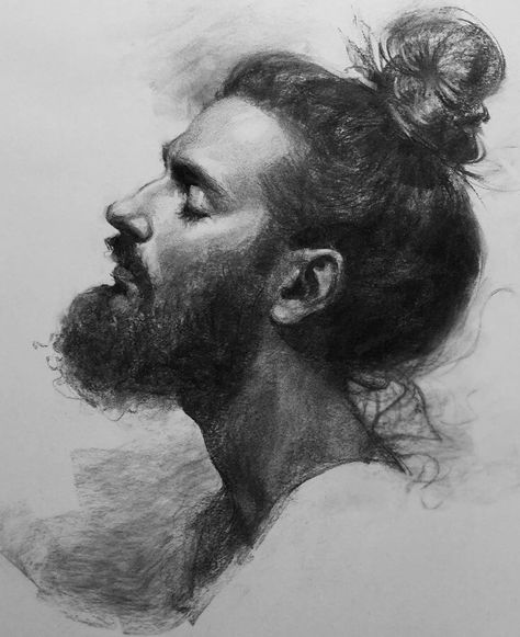 Illusion Kunst, Drawing Man, Portrait Au Crayon, Body Study, Portrait Drawings, Sketches Pencil, Charcoal Portraits, Charcoal Sketch, Pastel Portraits