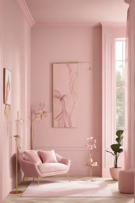 Color trends, Light pink paint, 2024 trends, Interior design Behr Pink Elephant, Light Pink Paint Colors, Light Pink Throw Pillows, Light Pink Decor, 2024 Color Trends, Light Pink Paint, Pink Crib Bedding, Pink Accent Walls, Light Pink Walls