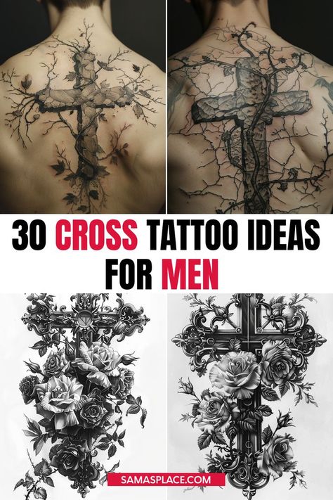 Cross tattoo ideas for men with faith and strength symbols, from classic to Celtic and tribal designs Cross Tattoo Ideas For Men, Strength Symbols, Back Cross Tattoos, Cross Tattoo Ideas, Personal Beliefs, Cross Tattoos, Strength Tattoo, Cross Tattoo Designs, Tattoo Ideas For Men