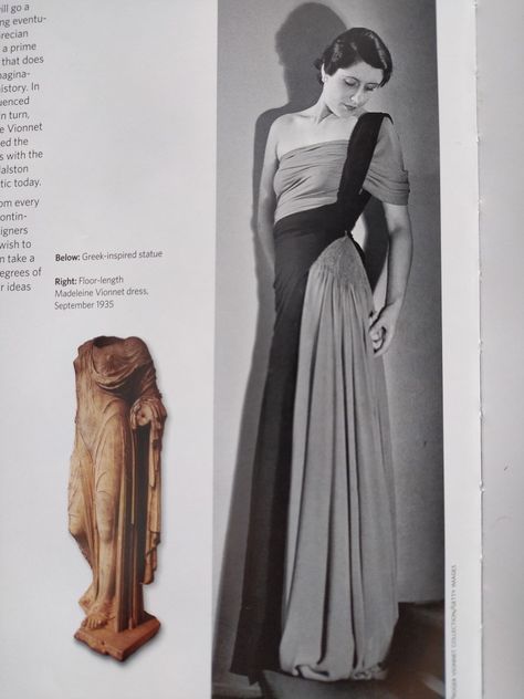 Vionnet 1930s, Madeline Vionnet, Vionnet Dress, Draping Pattern, Bias Dress, Madeleine Vionnet, Star Wars Fashion, 30s Fashion, Fashion Book