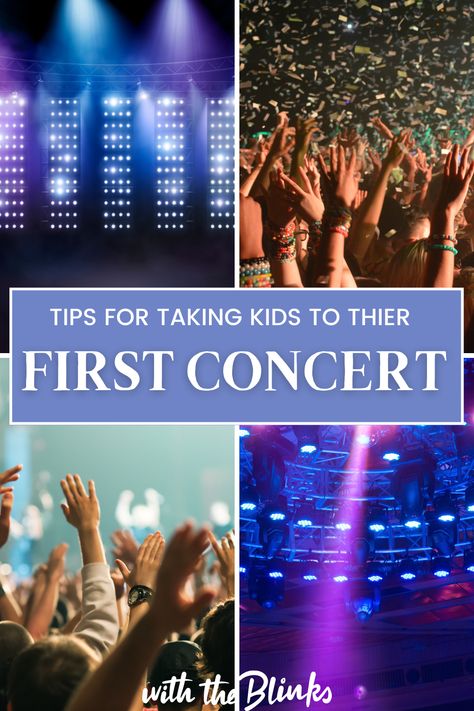 Are you ready to take your kids to their first concert? It can be both exciting and daunting for both you and your kids. With the right preparation, you can ensure that your kids have an unforgettable experience. Here are some tips for taking your kids to their first concert that will help make the night go smoothly. First Concert Sign, First Concert Shirt For Kids, Things To Bring To A Concert, Kids Concert Outfit Ideas, Concert Tips, Concert Tailgate, Justin Timberlake Concert, Kids Bop, Concert Signs