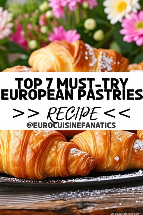 Get ready to discover the 7 best authentic European pastries that will tantalize your taste buds and leave you craving more delightful surprises!
 #europeancuisine #authentic #european #cuisine #italianfood #frenchfood #greekfood #homecooking #authenticrecipes #recipes Pastry Cream Filling, Famous Desserts, British Desserts, European Cuisine, Apricot Jam, Flaky Pastry, Dessert Lover, Sweet Bread, French Pastries