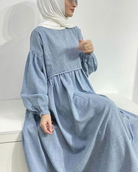 Muslim Fashion Dress Modern, Muslimah Fashion Casual, Moslem Fashion, Modest Fashion Hijab, Hijabi Fashion Casual, Mode Abaya, Modest Dresses Casual, Fashion Muslim, Modesty Fashion